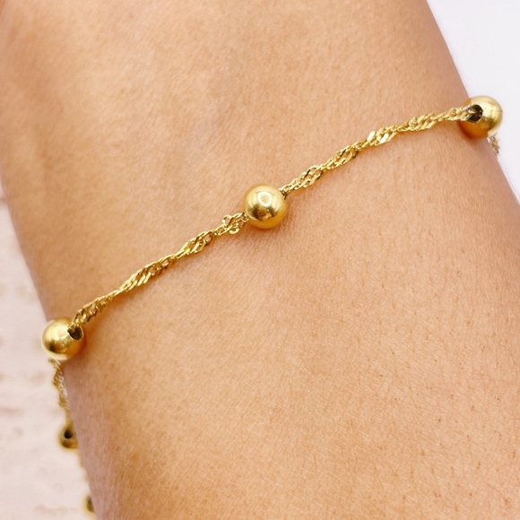 Jewelry - Gold Anklet •Stainless Steel•